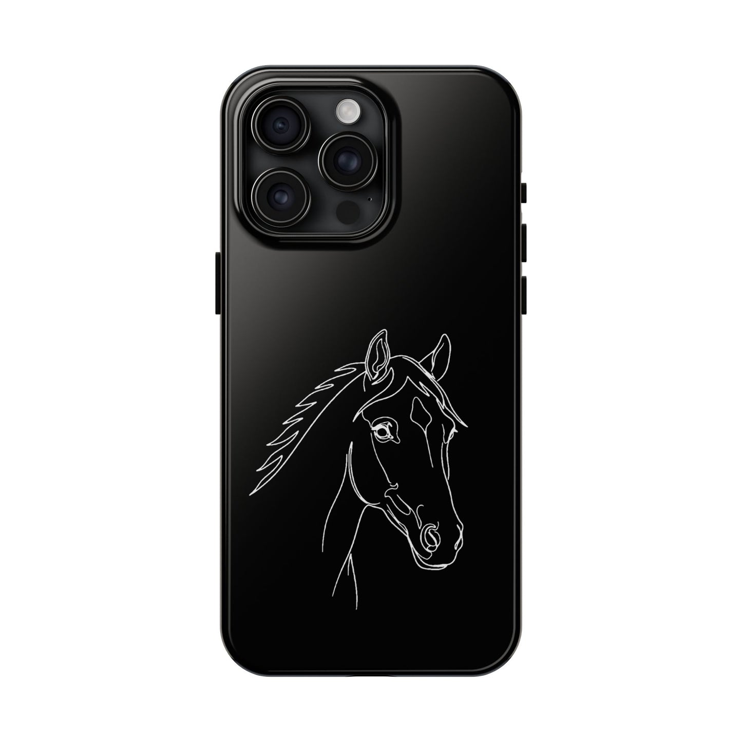Horse Portrait Sketch - Phone Case