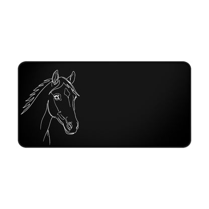 Horse Portrait Sketch - Desk Mat