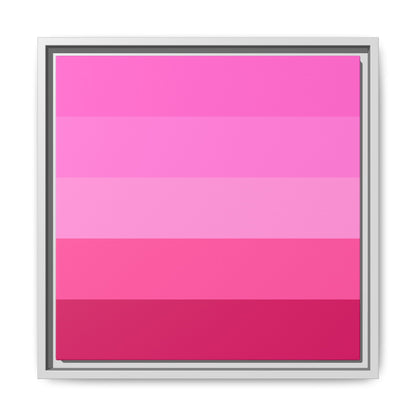 Valentine Rose Colors - Framed Canvas