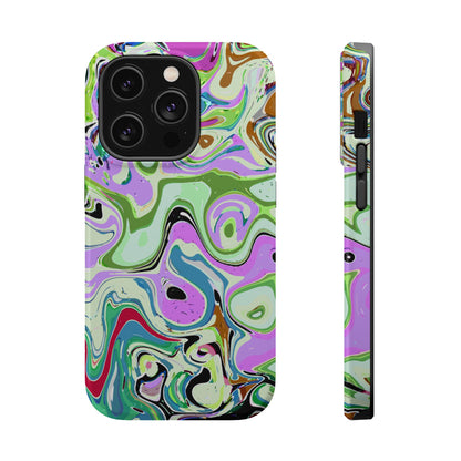 Vibrant Multi‑Color Swirl - Magnetic Phone Case
