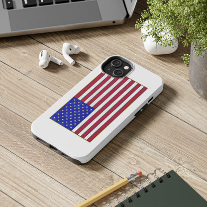 New Glory American Flag (Gold Edge Edition) - Phone Case