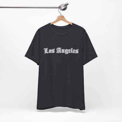 Los Angeles Unisex Jersey Tee, Casual Wear, Gift for Travelers, Summer Style, Comfortable Fit, Los Angeles Apparel