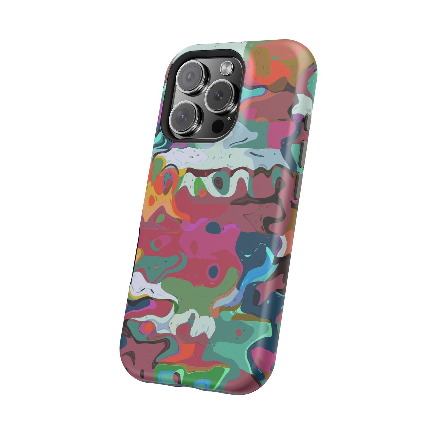 Colorful Abstract Marble - Magnetic Phone Case