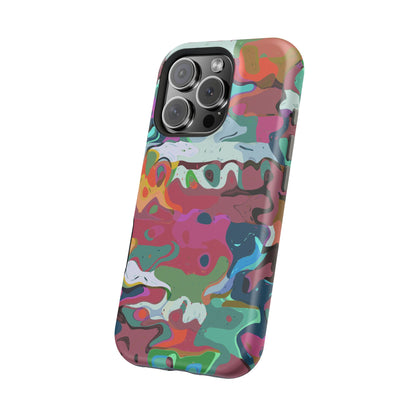 Colorful Abstract Marble - Magnetic Phone Case