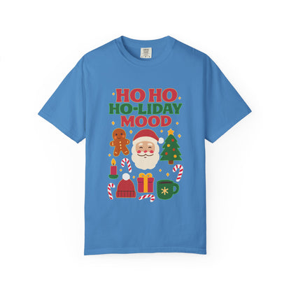 Festive Unisex T-Shirt, Ho Ho Ho-liday Mood, Christmas Shirt, Holiday Wear, Gift for Him/Her, Cozy Season Tee