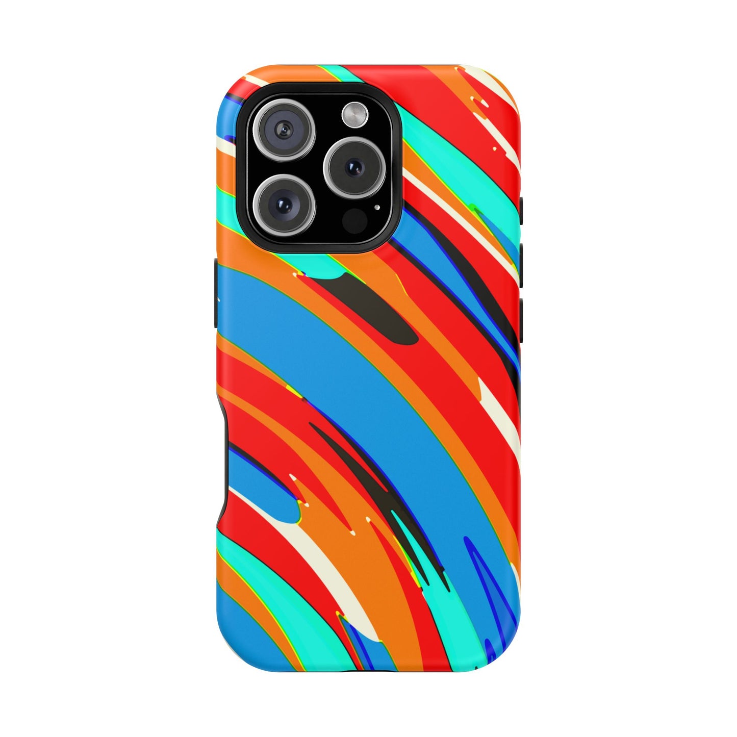 Abstract Rainbow Swirl Arc - Magnetic Phone Case