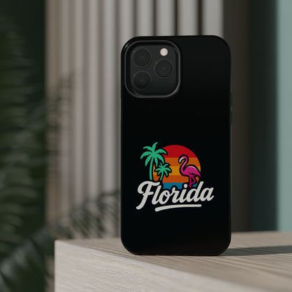 Florida Sunset Palm - Magnetic Phone Case