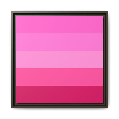 Valentine Rose Colors - Framed Canvas