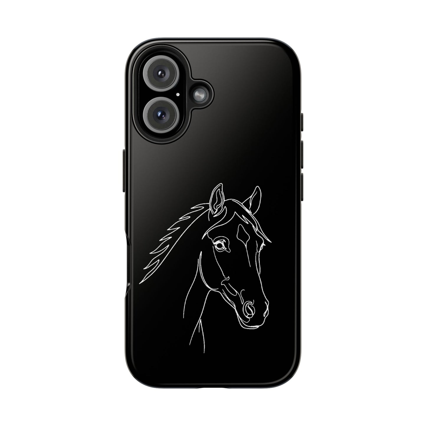 Horse Portrait Sketch - Phone Case