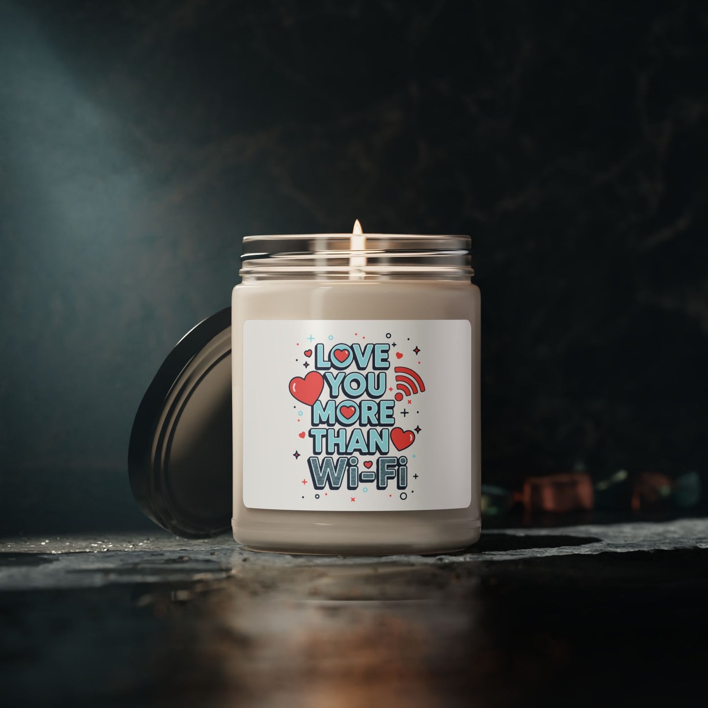 Love You More Than Wi‑Fi - Scented Candle