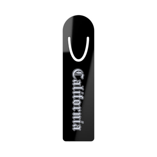 California Metal Bookmark - Stylish & Durable Reading Accessory - Silver Edition