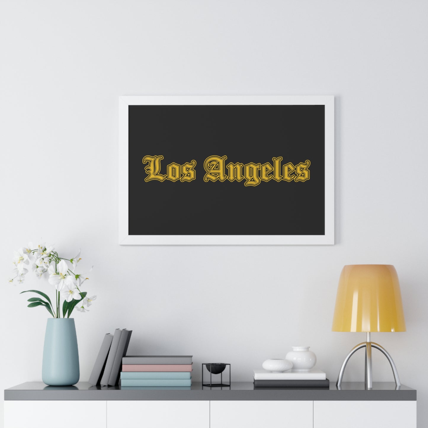 Los Angeles - Golden Edition - Framed Poster