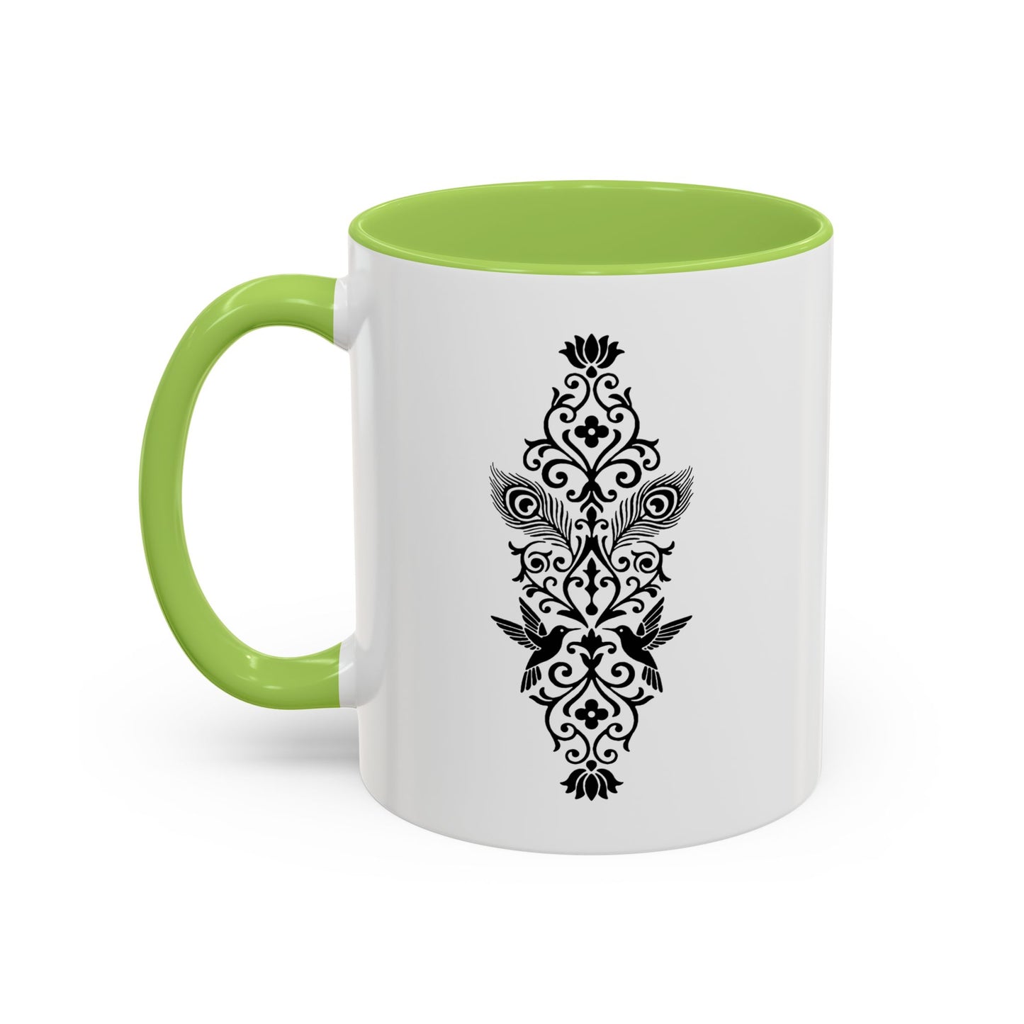 Hummingbird Soulmates - Color Accent Mug
