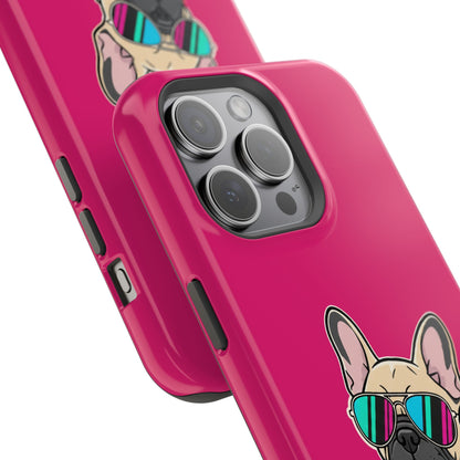 French Bulldog with Sunglasses - Magnetic Phone Case