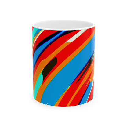 Abstract Rainbow Swirl Arc - Mug