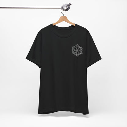 Unisex Boho Mandala Tee, Relaxed Fit Cotton Shirt, Perfect for Yoga Lovers, Meditation, Gift for Her, Vacation Wear, Everyday Comfort
