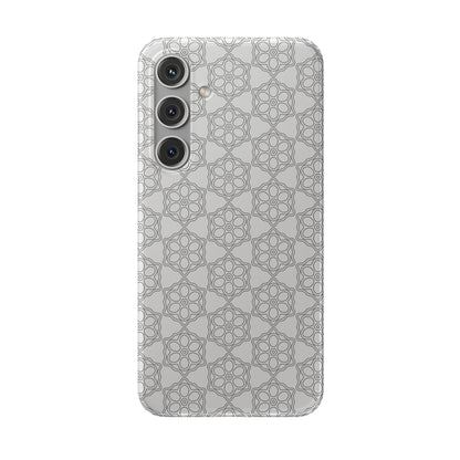 Elegant Geometric Phone Case, Stylish Flexi Case for Everyday Use, Slim Fit, Gift Idea, Trendy Accessory, Minimalist Design