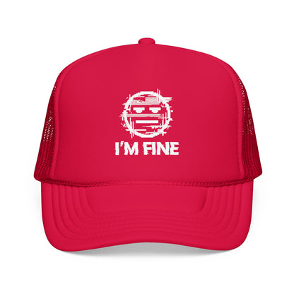 I’m Fine Glitched Smiley - Cap