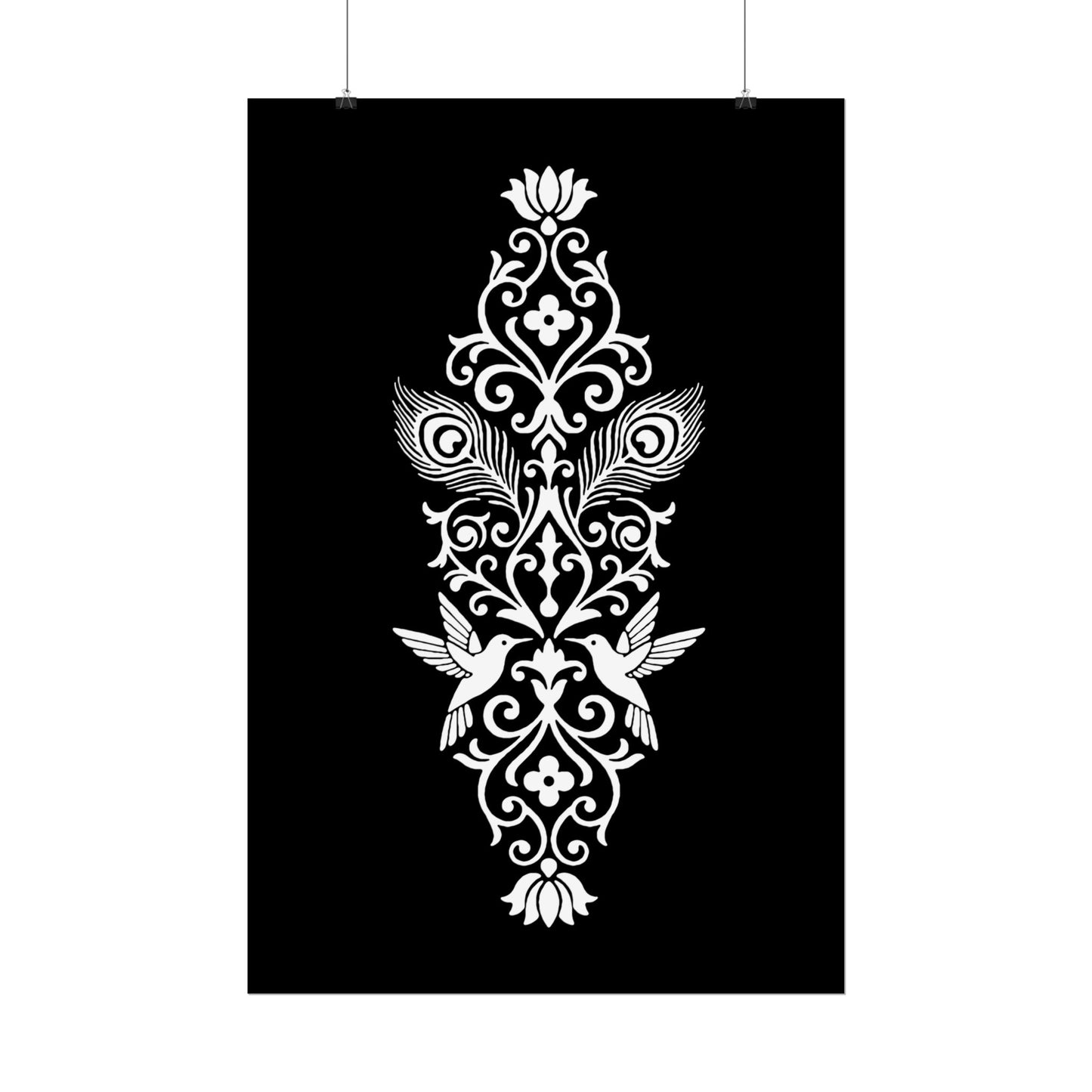 Hummingbird Soulmates - Rolled Poster