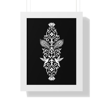 Hummingbird Soulmates - Framed Poster