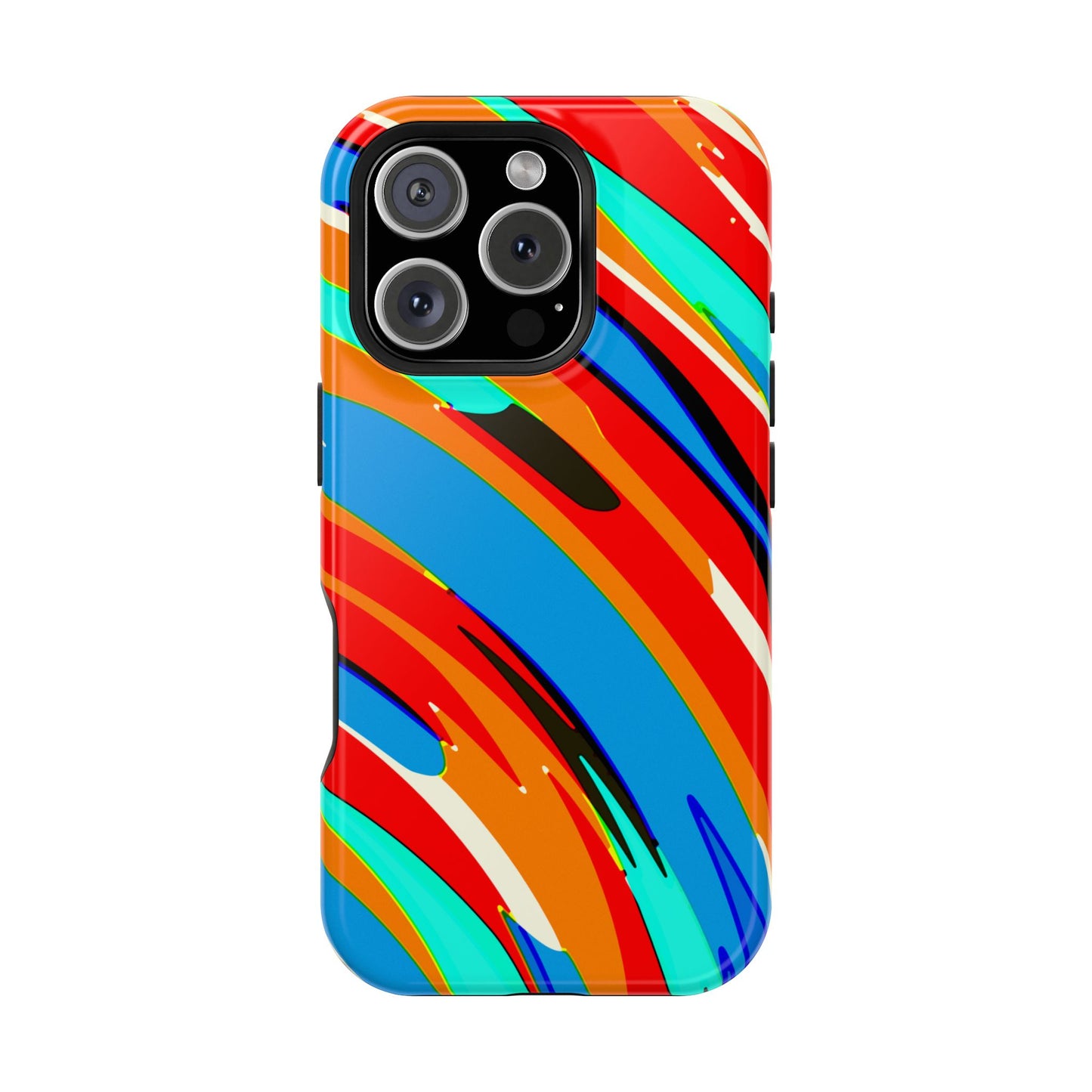 Abstract Rainbow Swirl Arc - Magnetic Phone Case