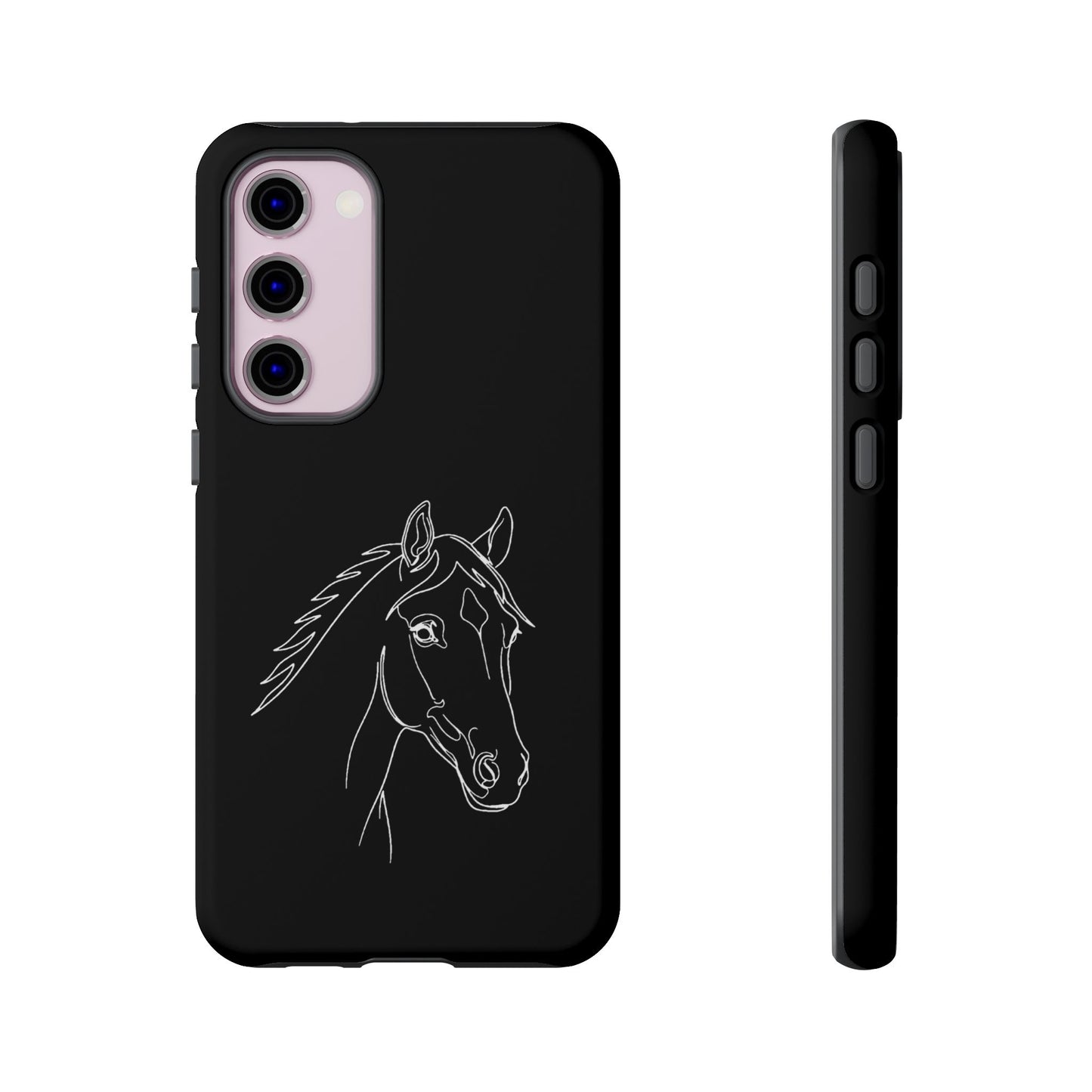 Horse Portrait Sketch - Tough Phone Case