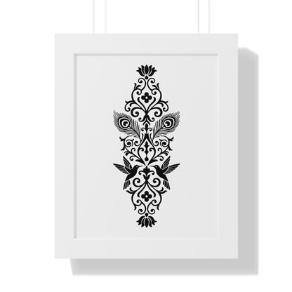 Hummingbird Soulmates - Framed Poster