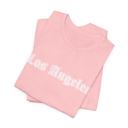 Los Angeles Unisex Jersey Tee, Casual Wear, Gift for Travelers, Summer Style, Comfortable Fit, Los Angeles Apparel