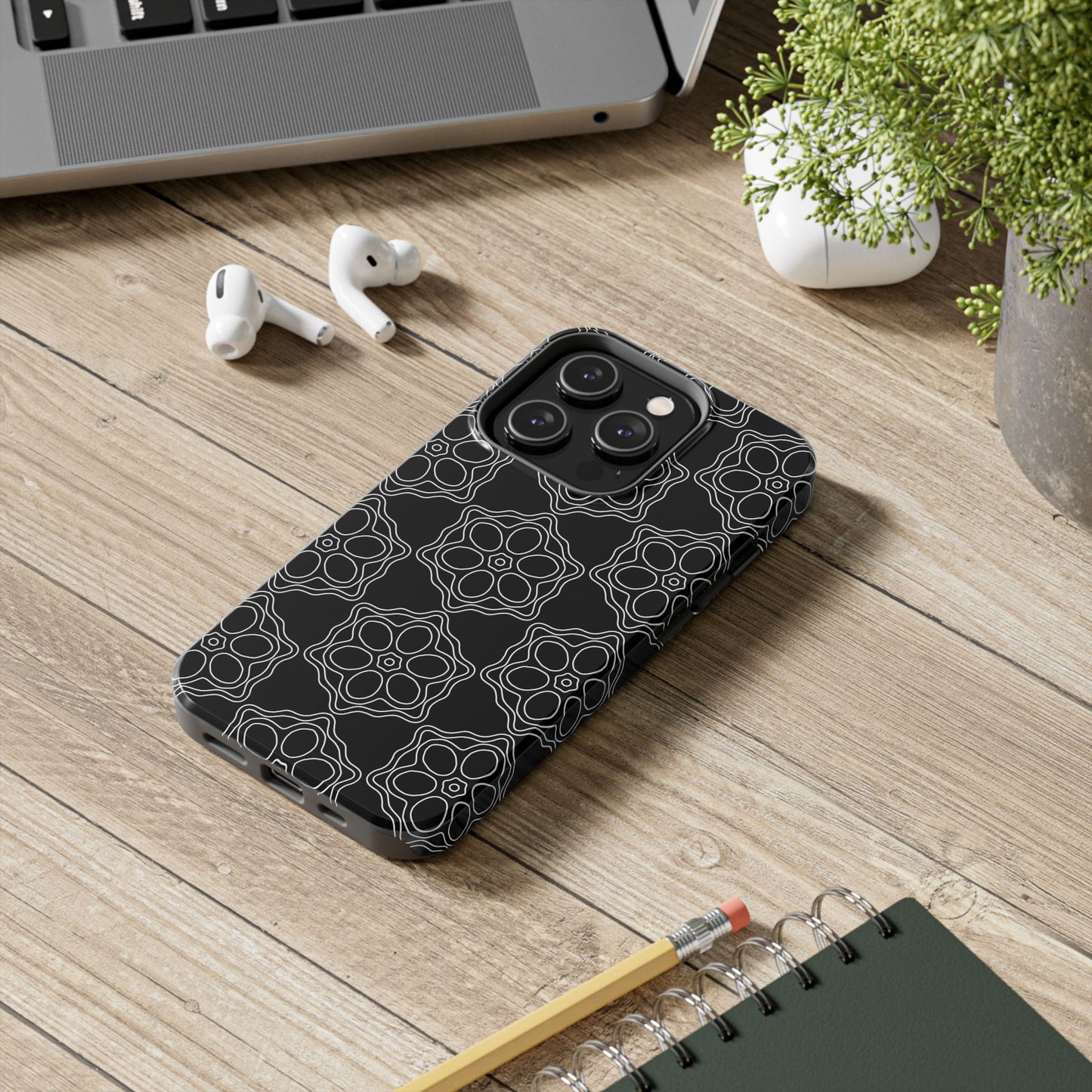 Geometric Sacred Flower - Phone Case