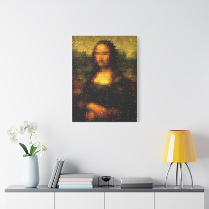 Pixel Muse — Silent Smile - Canvas