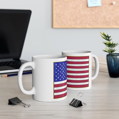 New Glory American Flag (Gold Edge Edition) - Mug