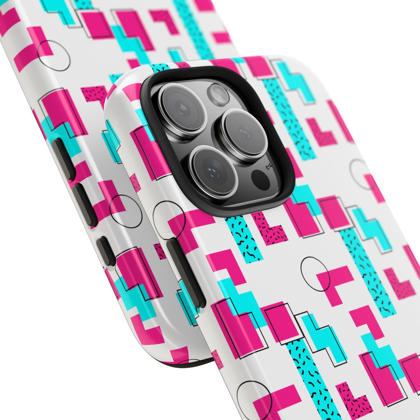 Retro Geometric Vibes - Phone Case