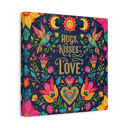 Hugs, Kisses & Love - Canvas