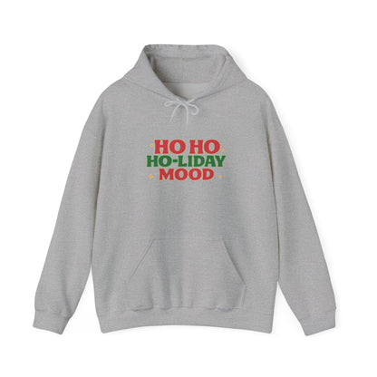 Festive Holiday Sweatshirt, Cozy Christmas Hoodie, Winter Gift, Unisex Pullover, Ho Ho Ho-liday Mood, Holiday Apparel, Seasonal Wear