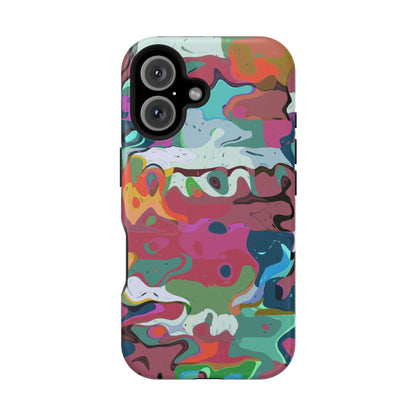 Colorful Abstract Marble - Magnetic Phone Case