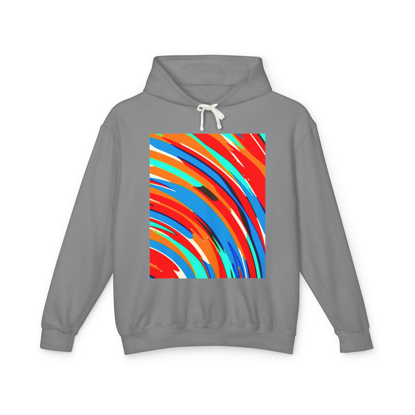 Abstract Rainbow Swirl Arc - Hoodie