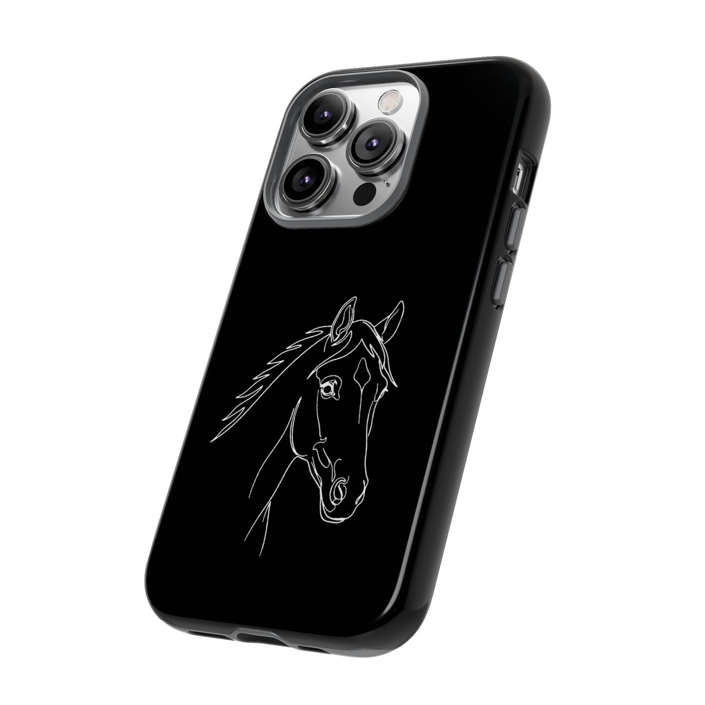 Horse Portrait Sketch - Tough Phone Case
