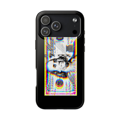 100 Dollars Bill - Neon Color Explosion - Phone Case