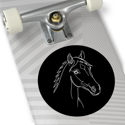 Horse Portrait Sketch - Sticker