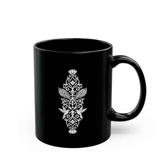 Hummingbird Soulmates - Black Mug