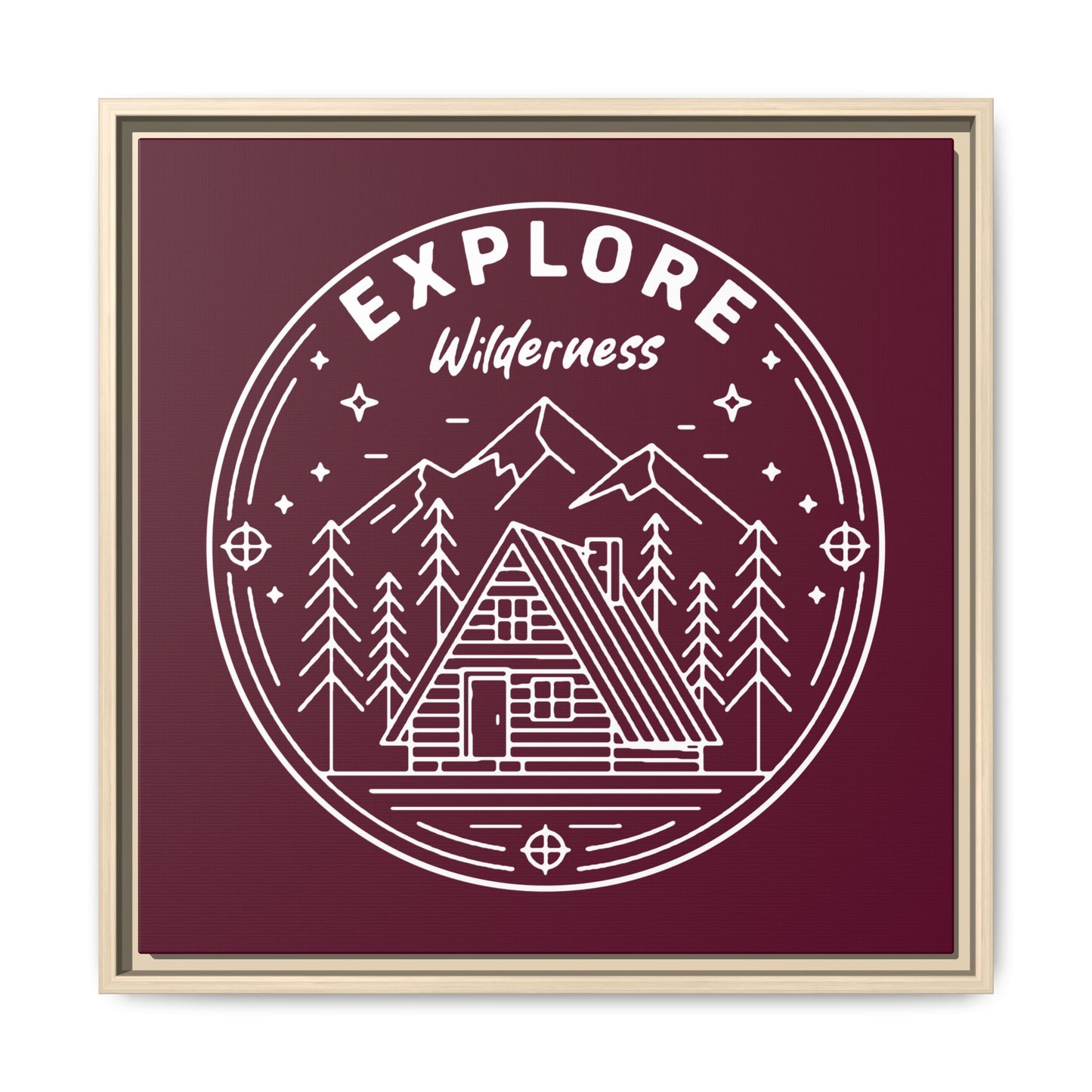 Explore Wilderness - Framed Canvas