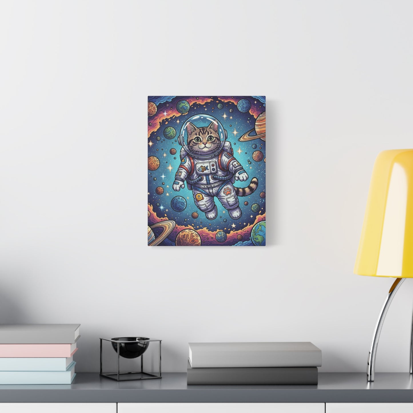 Astronaut Cat - Canvas