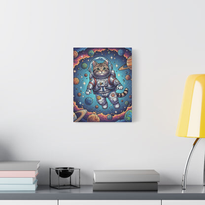 Astronaut Cat - Canvas