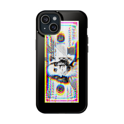 100 Dollars Bill - Neon Color Explosion - Magnetic Phone Case
