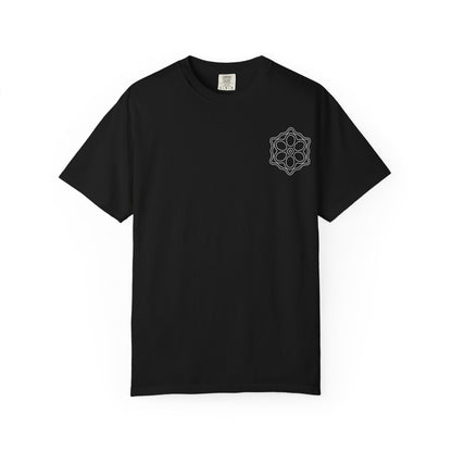 Boho Mandala T-Shirt, Unisex, Garment-Dyed, Soft Cotton, Casual Wear, Festival Style, Gifts for Her