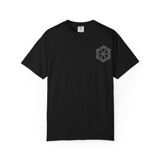 Boho Mandala T-Shirt, Unisex, Garment-Dyed, Soft Cotton, Casual Wear, Festival Style, Gifts for Her