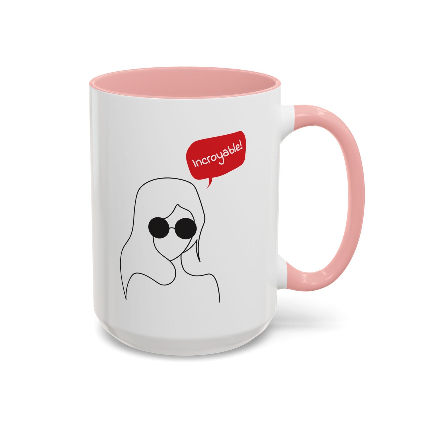 Incroyable Chic Girl - Color Accent Mug