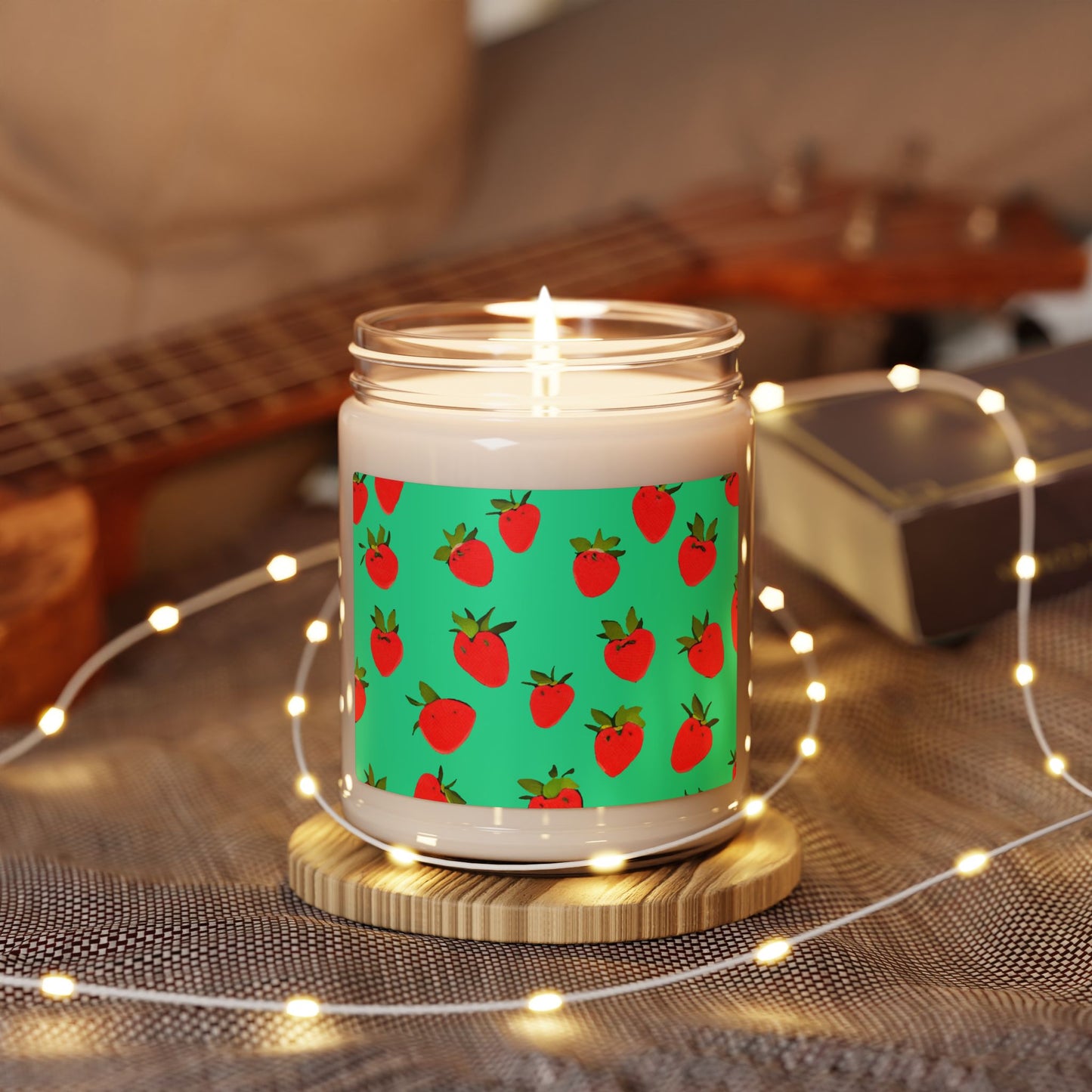 Strawberry Pattern - Scented Candle