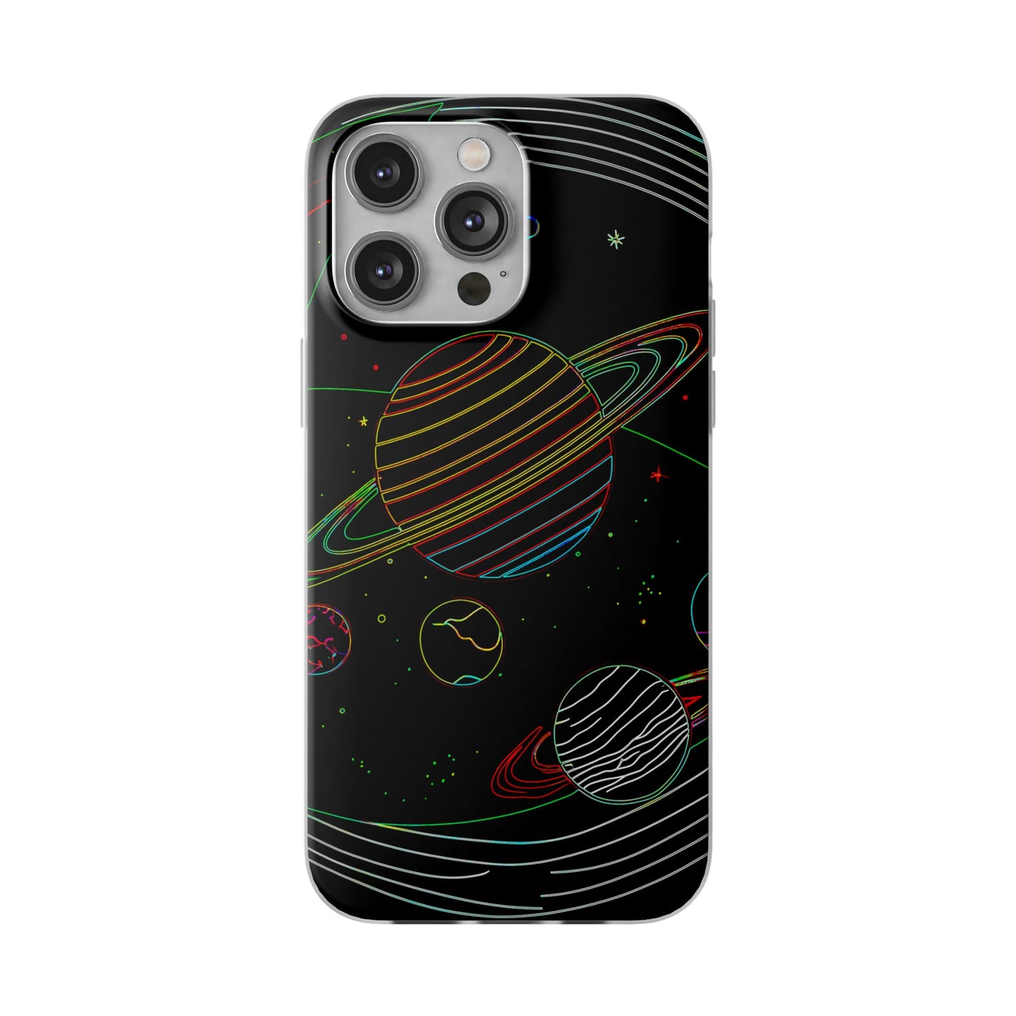 Galaxy-Inspired Flexi Cases, Vibrant Phone Covers, Space-Themed Accessories, Cosmic Gifts for Astronomers, Unique Phone Protectors