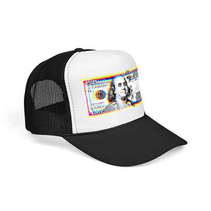 100 Dollars Bill - Neon Color Explosion - Cap